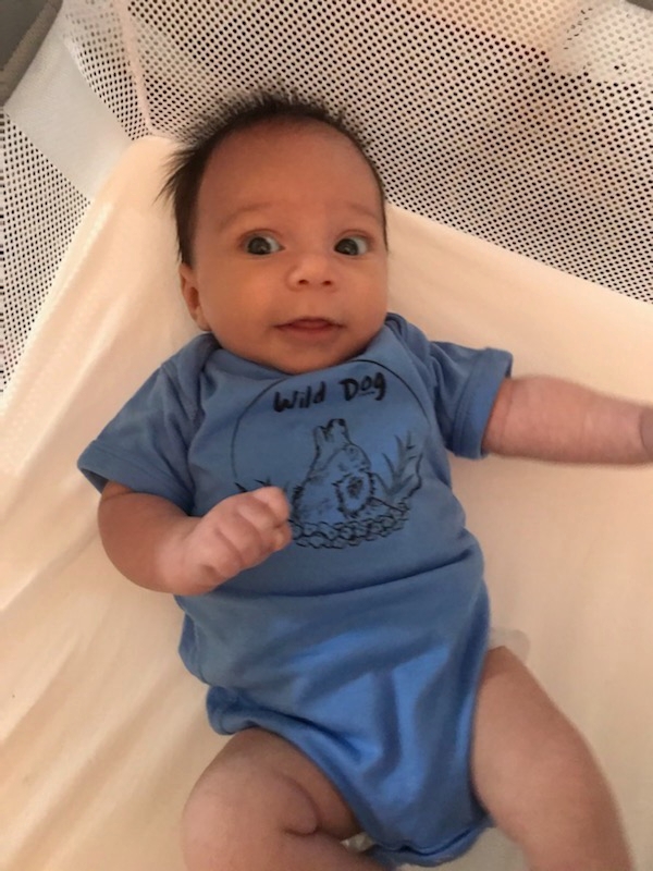 Susan Abed grandson April 2020